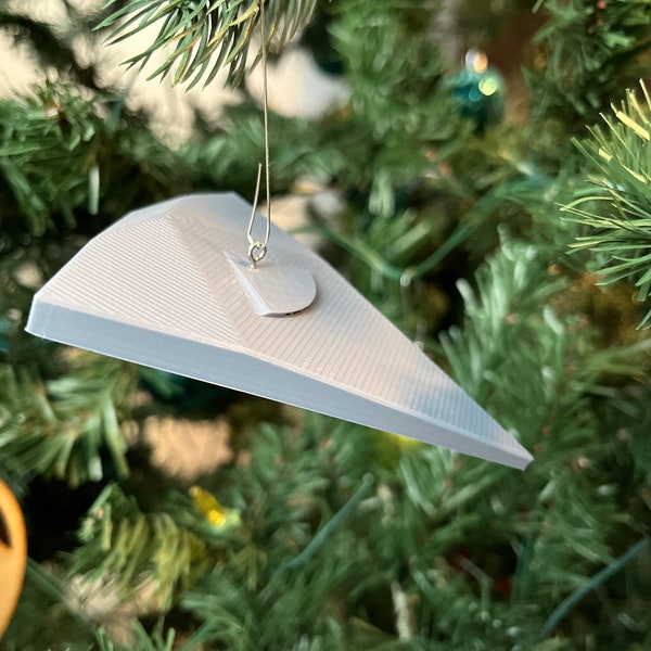 2007 Dudley UFO Ornament (Gray)(Plastic)