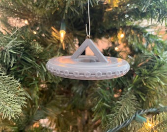 1961 Garrettsville, OH UFO Christmas Ornament - 3D Printed Vintage Sighting Replica