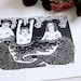 Handmade Linocut Print Selkie Girls Original Nude Wild Outdoor Swimming Seal Art