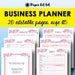 Editable Business Planner Template, A5 Direct Sales Template Pages, A5 Business Planning Printables, Planner Inserts, Pdf Instant Download