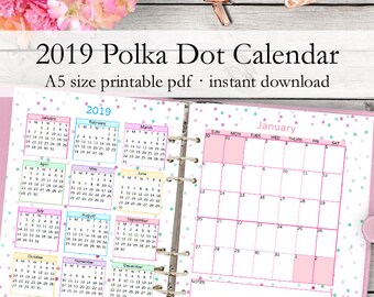 themed printable calendar 2019 monthly planner 2019 wall etsy downloadable 2019 calendar with holidays