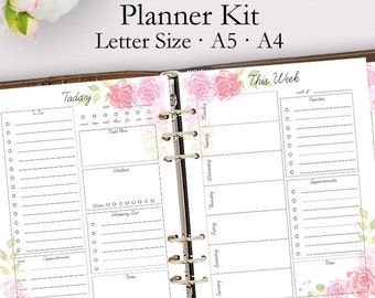 editable daily planner template pdf daily planner printable etsy printable planner sheets