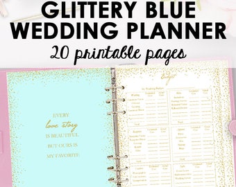 wedding planner template pdf editable wedding planner etsy