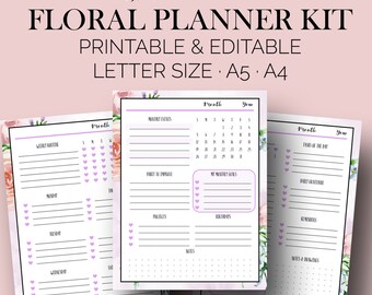 project planner for happy planner productivity printables etsy weekly planning software