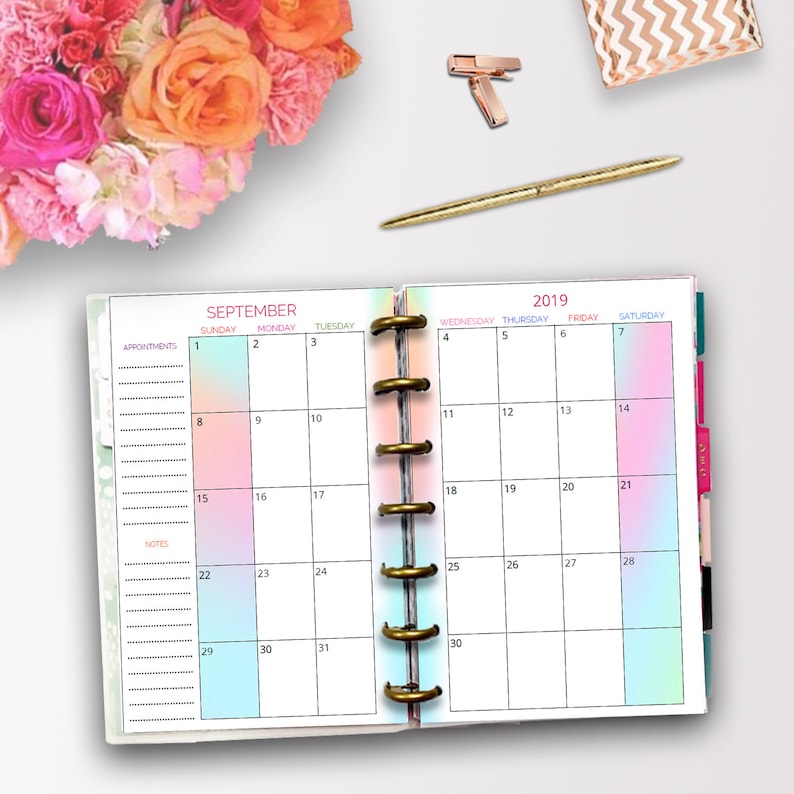 Mini Happy Planner Printables Monthly Layout Happy Planner - Etsy