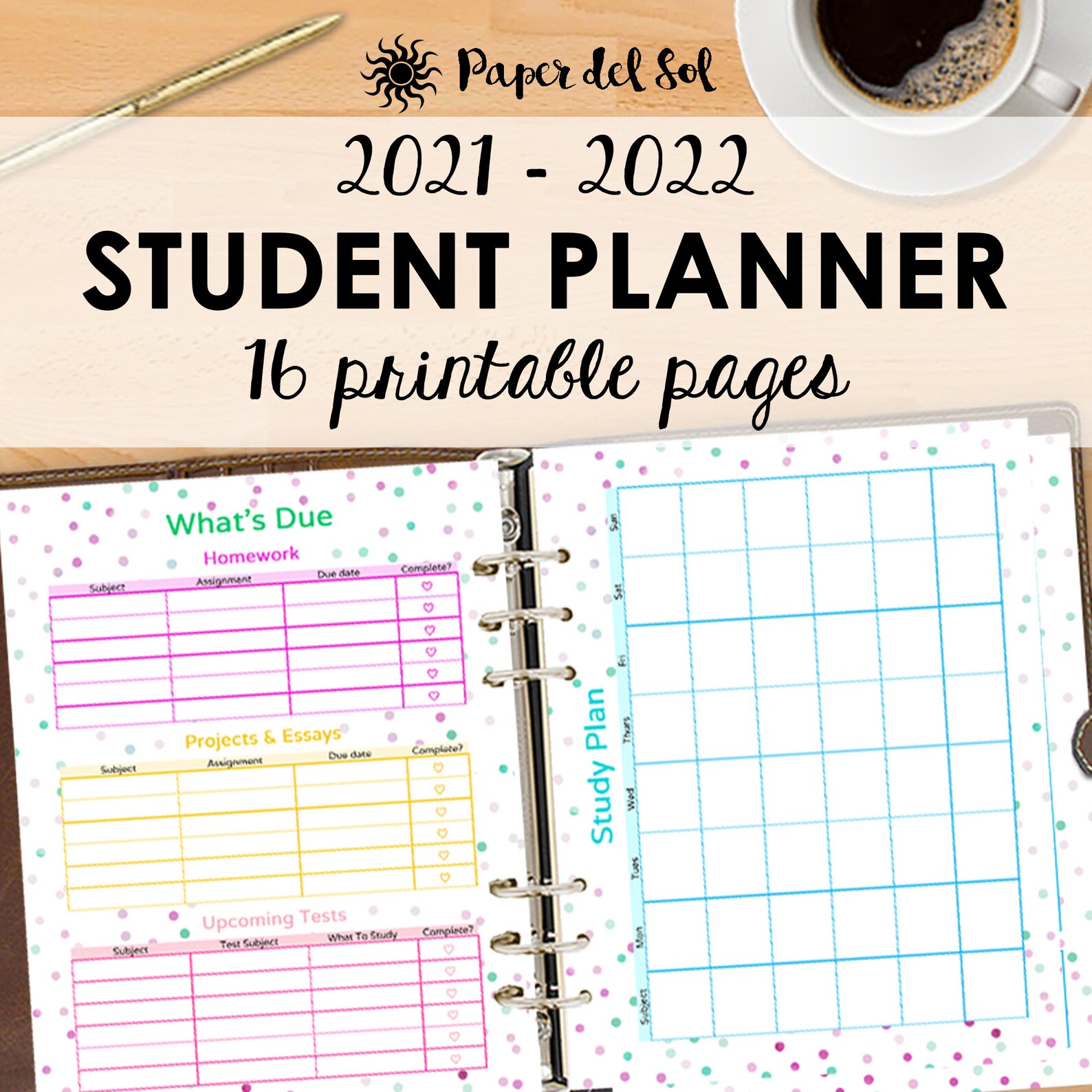 2022 Printable Calendar A4 Letter Size Minimal Modern Etsy 2021 2022 