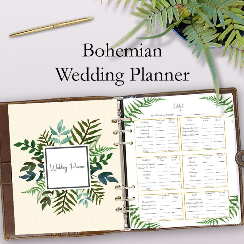 wedding-planner-book-wedding-planner-printable-planning-etsy