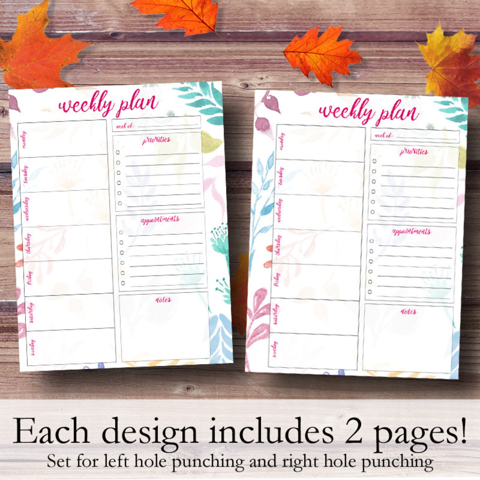 Happy Planner Inserts 2023 Happy Planner Weekly Planner Etsy Sweden