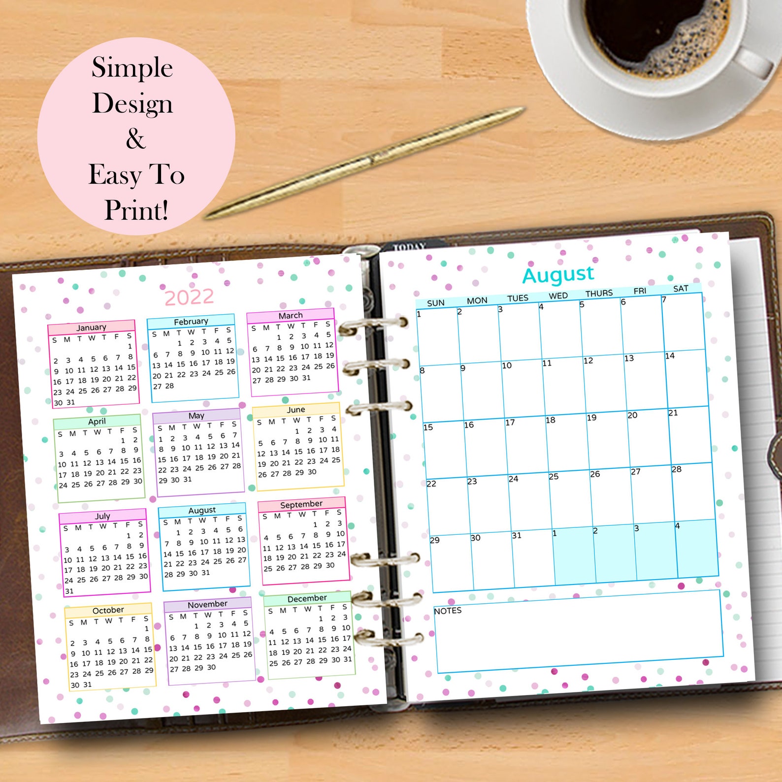 Student Planner 2021 2022 Academic Planner 2021 2022 A5 Etsy