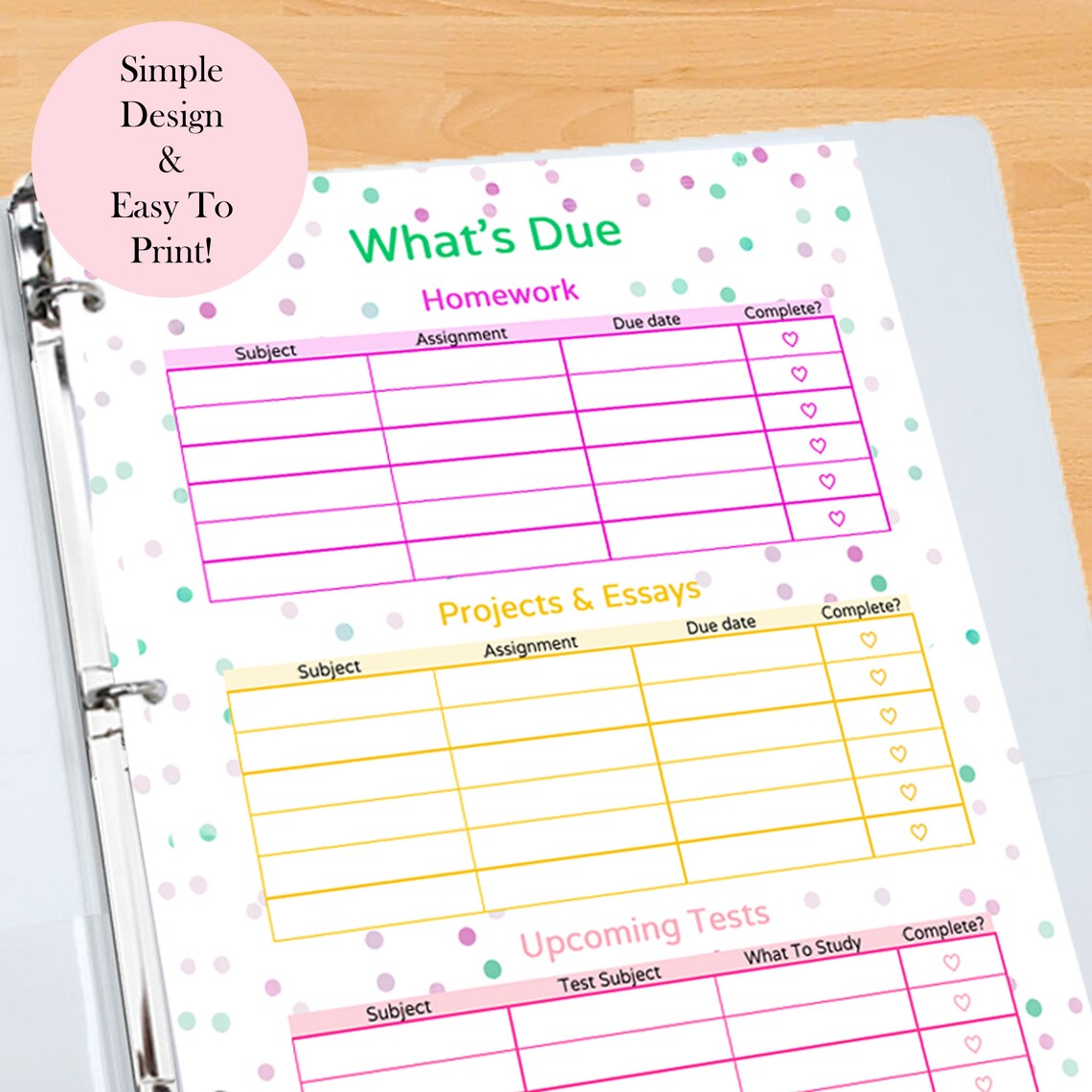 Free Printable Student Planner 2022 Pdf