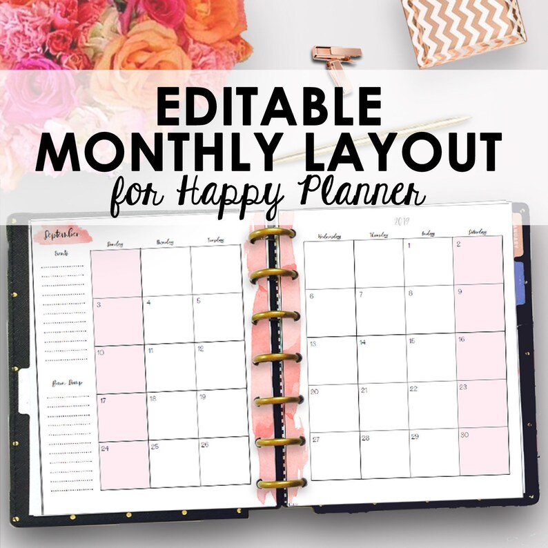 Regular Joyful Planner Printable Template, Joyful Planner Regular monthly Inserts, Editable Internet pages, Thirty day period Coming up with Printables, Editable Thirty day period Internet pages picture relating to Happy Planner Monthly Layout Printable referred to as Every month Content Planner Printable Template, Delighted Planner Regular monthly Inserts, Editable Web pages, Thirty day period Creating Printables, Editable Thirty day period Internet pages