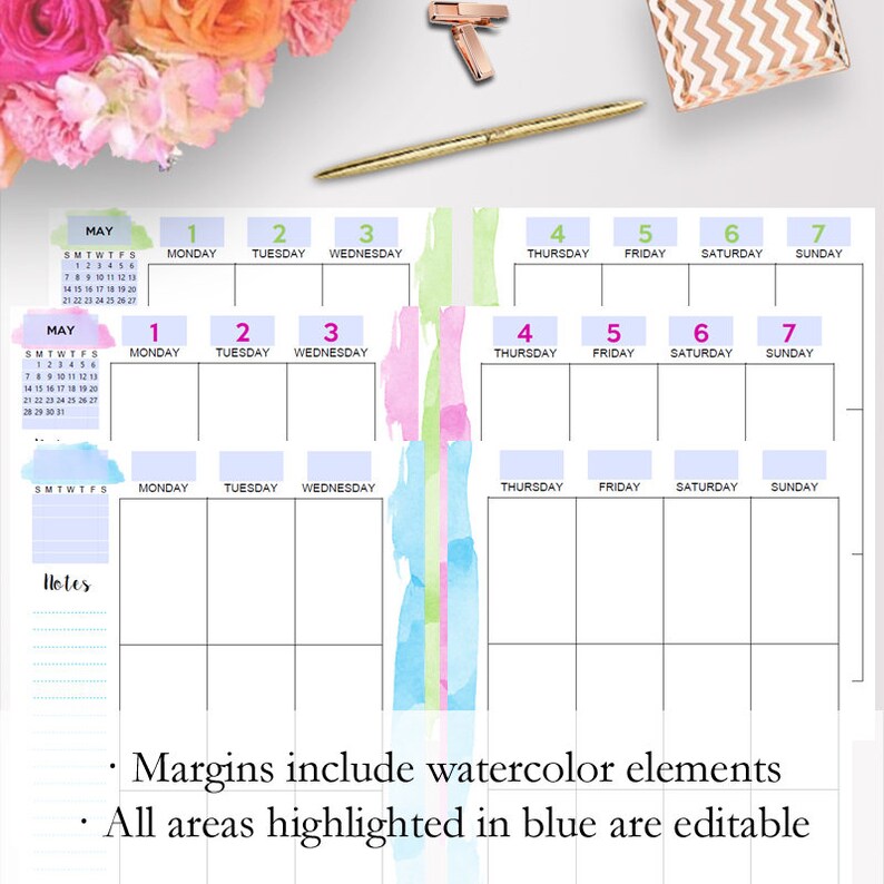 Classic Happy Planner Weekly Printable Happy Planner Inserts - Etsy