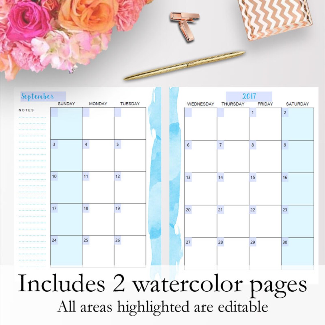 Happy Planner Monthly Inserts Happy Planner Inserts Printable Etsy