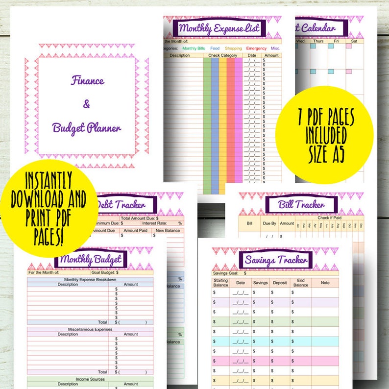 a5-budget-printables-monthly-budget-planner-financial-etsy