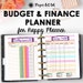 Happy Planner Budget Pages, Finance Printables, Happy Planner Budget, Printable Finance Inserts, Extension Pack, 9 x 7, Instant Download 