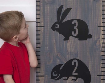 Animal Growth Chart Vinyl