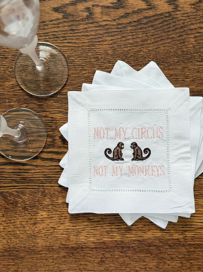 SaulStitchHouse Linen Cocktail Napkins
