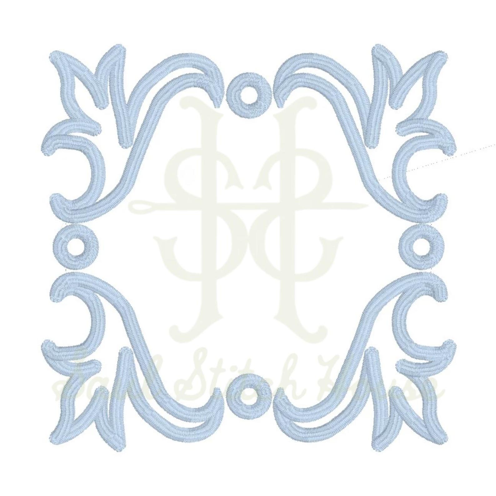 Appliqué Border Embroidery Design Set of 3, Decorative Frame Borders ...