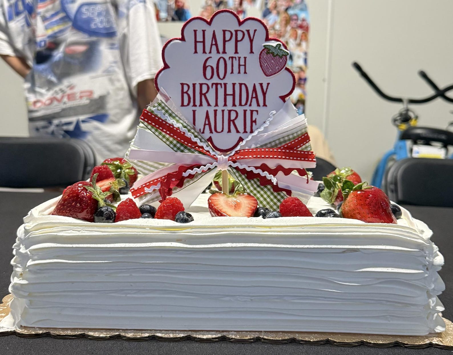 Custom Embroidered Birthday Cake Topper, Personalized Fabric Cake ...