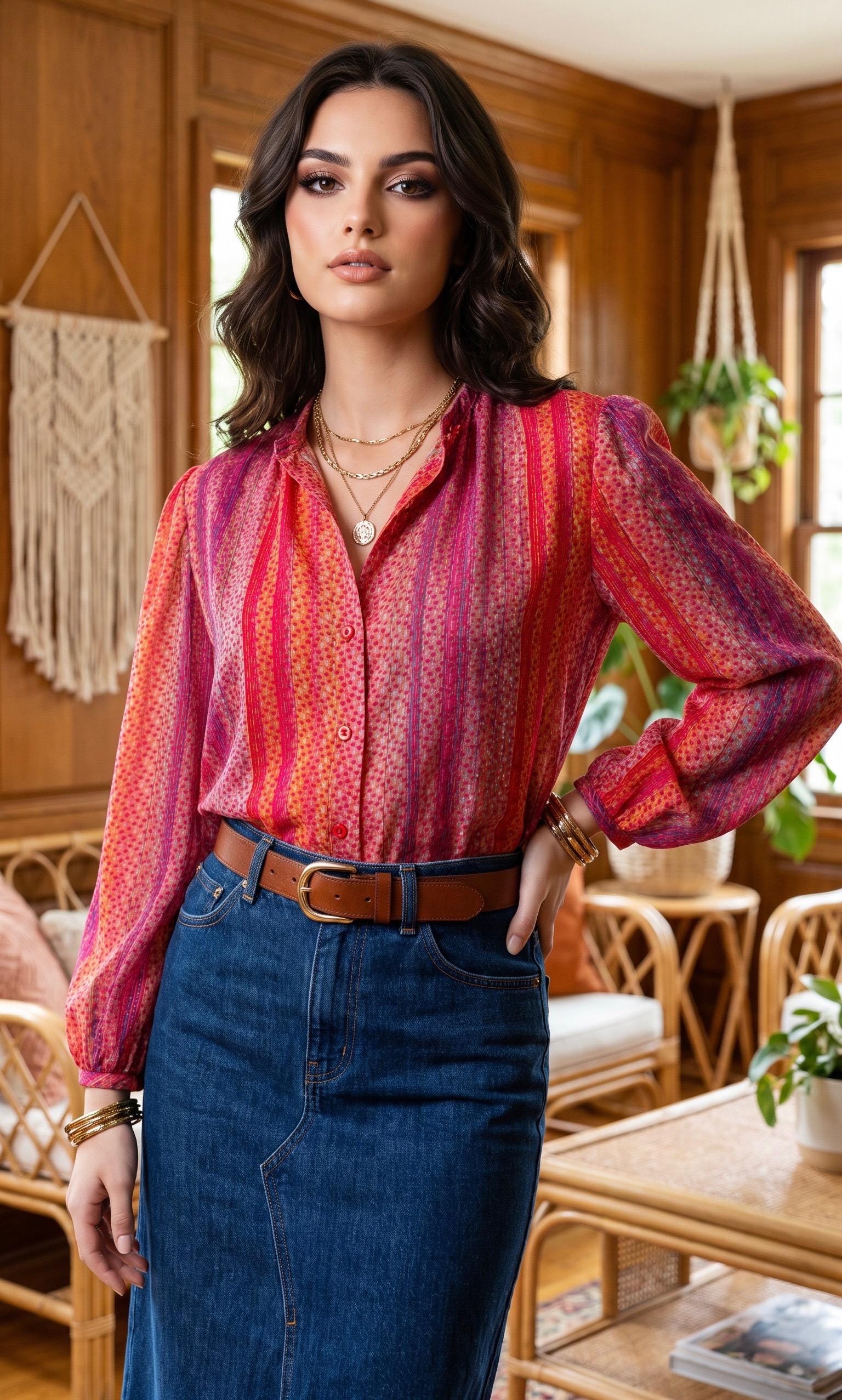 80's Armani Shirt - Etsy