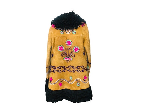 YAQUB Vintage 60s 70s Flowers Snowflakes Embroide… - image 1