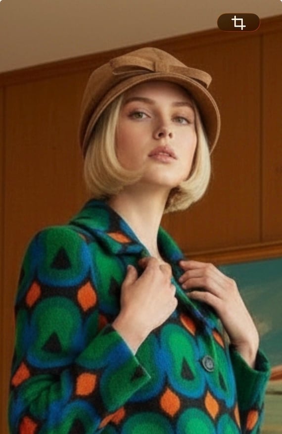 Vintage MADCAPS Wool Cloche Hat - Equestrian Style | Short Brim Decorative Bow