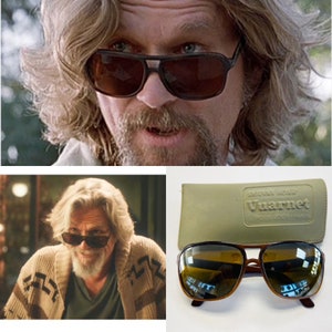SOLD Do Not BUY - Rare True Vintage 1984 Olympics Vuarnet 003 Brown Sunglasses with Case |  As Worn by The Dude in The Big Lebowski