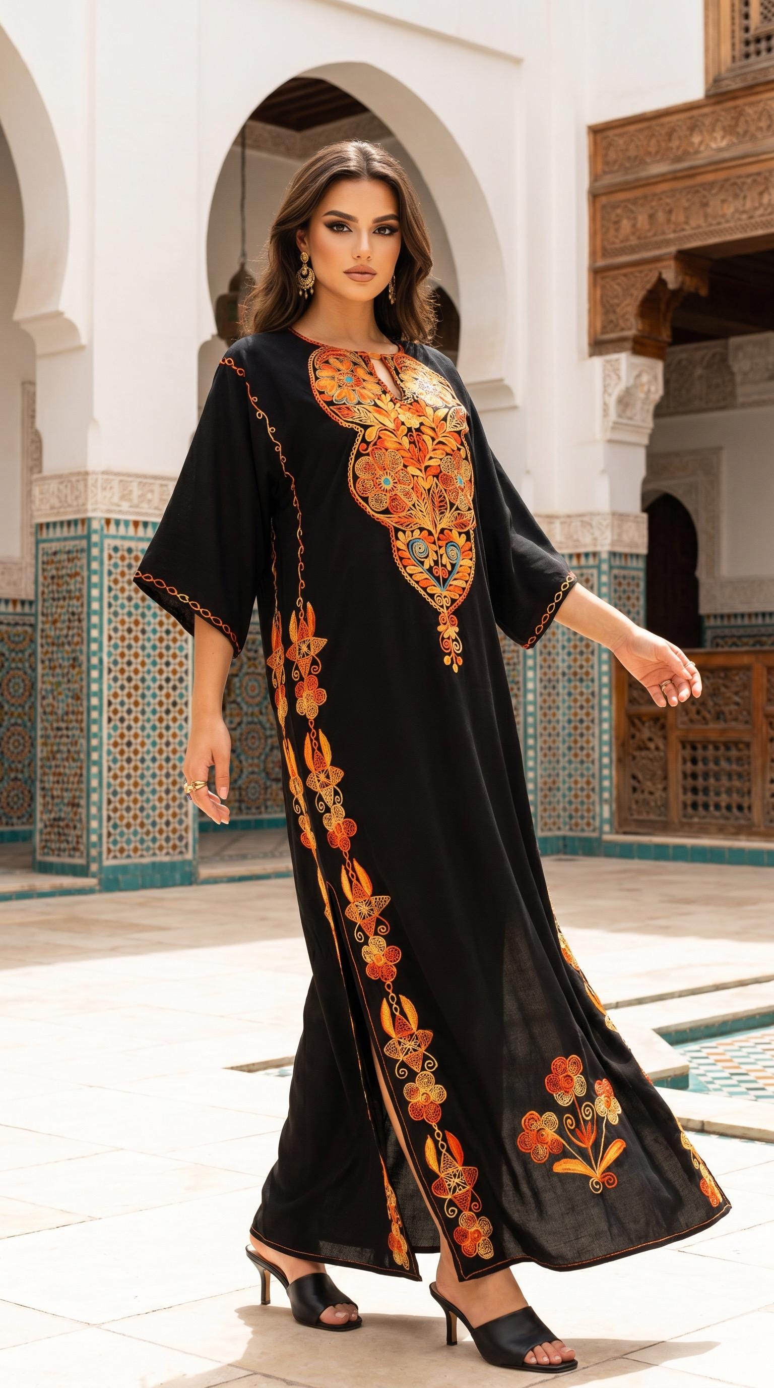 Kashmiri Long Dress - Etsy