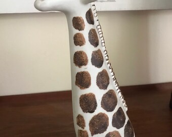 Mid Century Modern Ceramic Giraffe Sculpture by Taisto Kaasinen