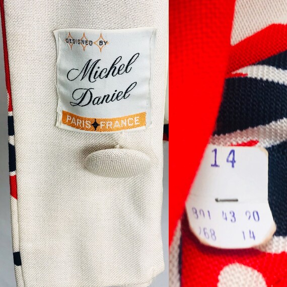 Deadstock True Vintage 60s Mod FLOWER POWER Coat … - image 10