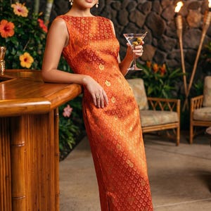 luau cocktail dress Luau Tied Shoulder Print Dress Pink