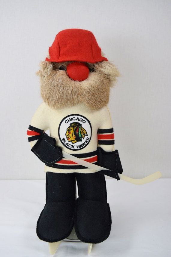 Rare OOAK ~ Vintage 1960's NHL Hockey Chicago Blac