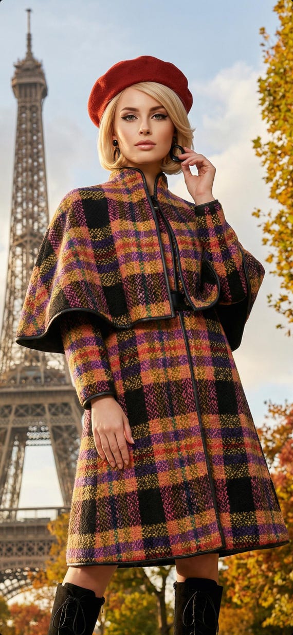 Vintage 1950s/60s Importina Wool Beret - Dark Wine Red Burgundy - Mod Winter Fall Hat - Made in England