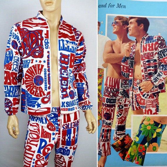 Vintage Mens 1960s | Sears 1969 Summer Love Colle… - image 1