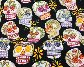 Alexander Fabrics Calaveras Schedels op maat gesneden