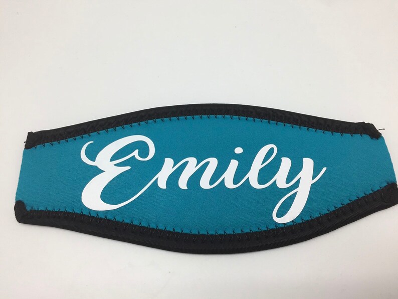 Neoprene Personalized Scuba Mask Strap Etsy