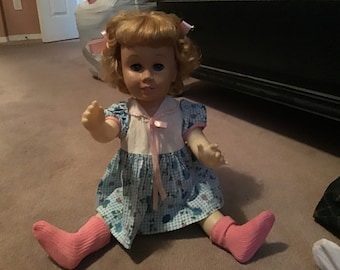 A WRIST hang TAG Reproduction Made For 1960/'s Mattel CHATTY BABY dolls
