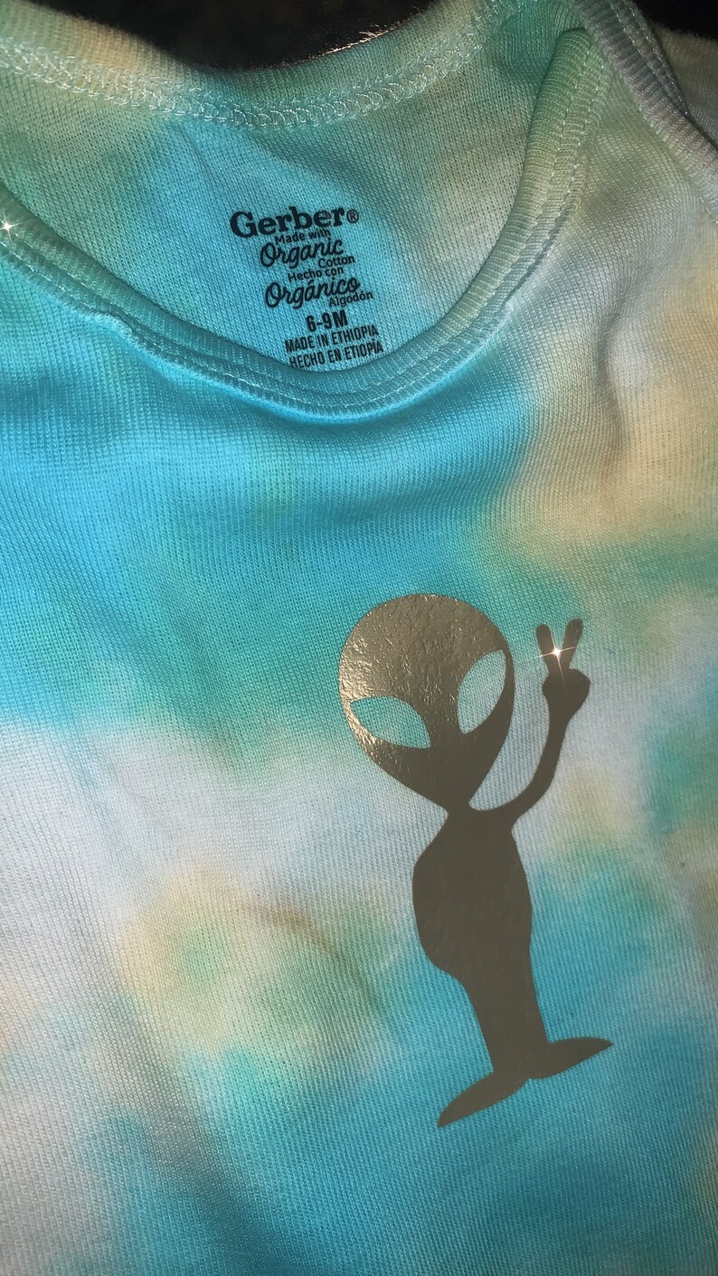 5D alien baby onesie