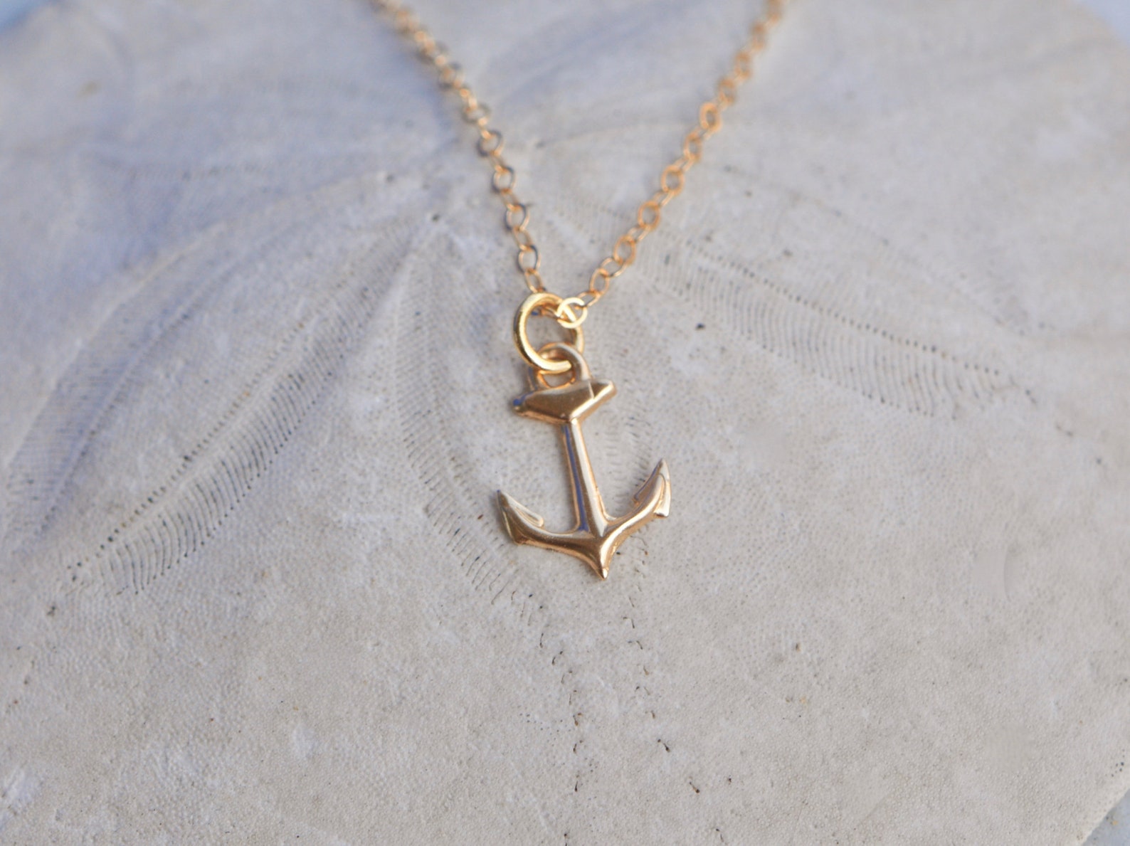 Anchor Necklace Women Dainty Gold Necklace for Women Gift Etsy