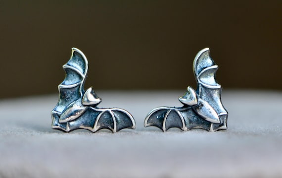 Boucles D'oreilles Femme Argent 925 Chauve Souris Collier Femme Une Parure De Bijoux Pour Vous