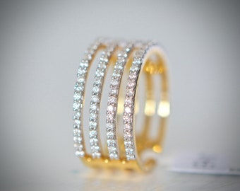 Diamond Ring, 18kt Gold Ring, Gold Diamond Ring, April Birthstone Ring, Promise Ring, Engagement Ring, Wedding Ring, Stacking Ring