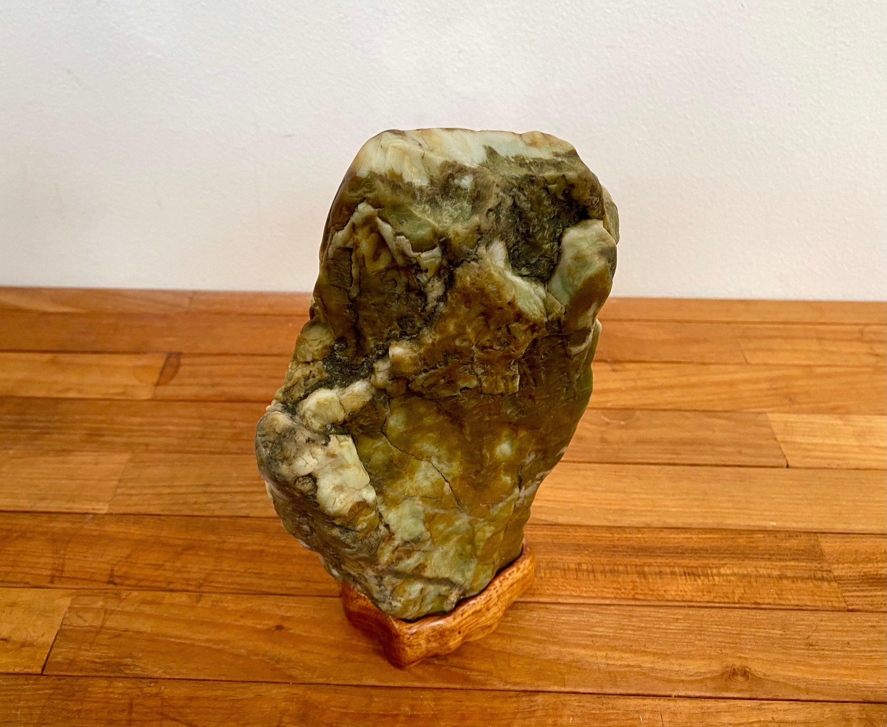 Green Banded Jasper Viewing Stone Suiseki Etsy