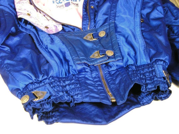 Vintage Ski Jacket Electric Blue Kaelin Vtg Ski Ja