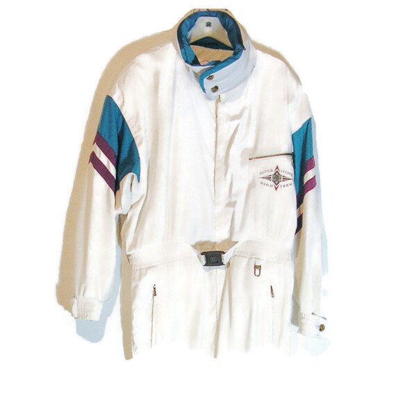 white ski clothes
