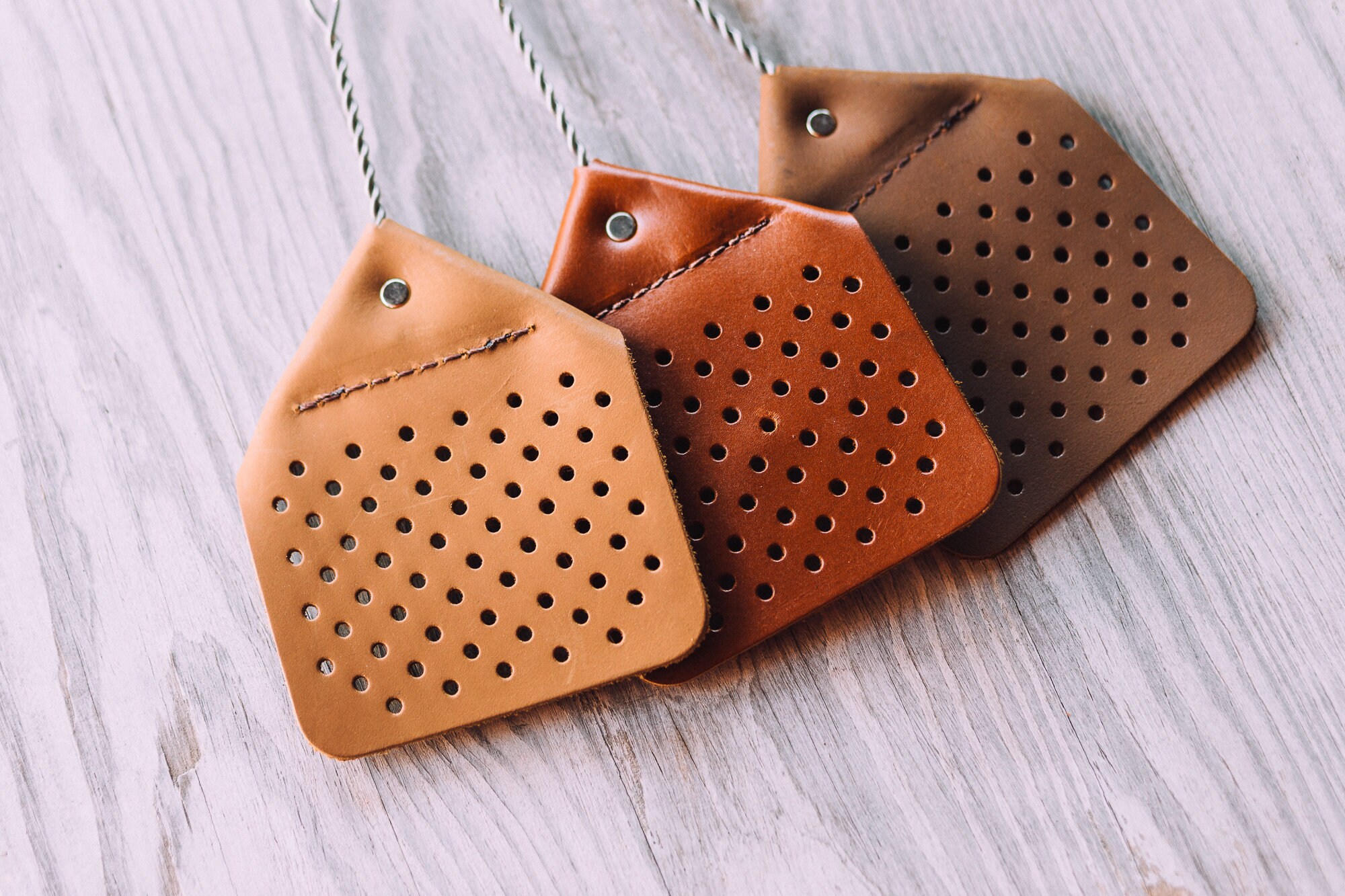 Leather Fly Swatter With Heavy Duty Wire Handle // Vintage Etsy Australia