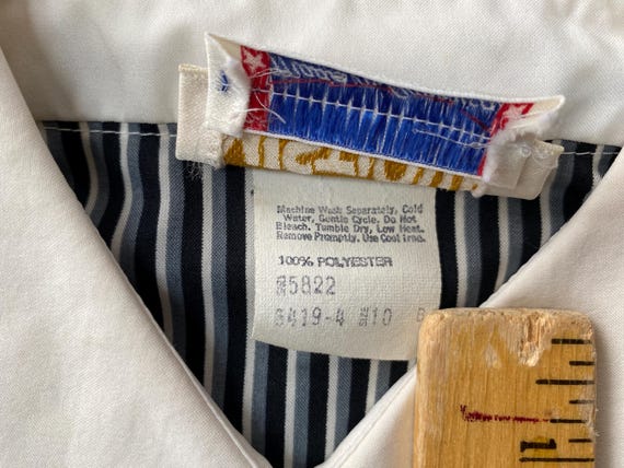 Medium, Mistique Striped Polyester Blouse - image 8