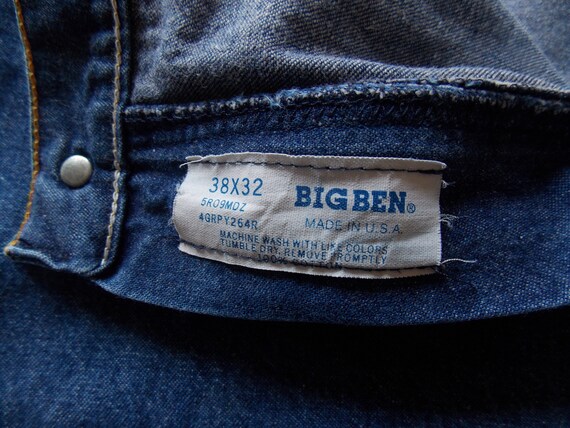 36 x 31, 1970s Big Ben Carpenter Jeans - image 7