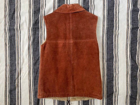 Small, Suede and Fur Vest - image 8