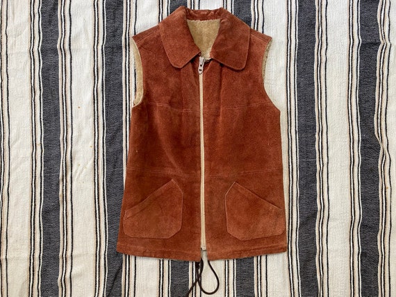 Small, Suede and Fur Vest - image 1