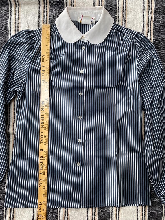 Medium, Mistique Striped Polyester Blouse - image 2